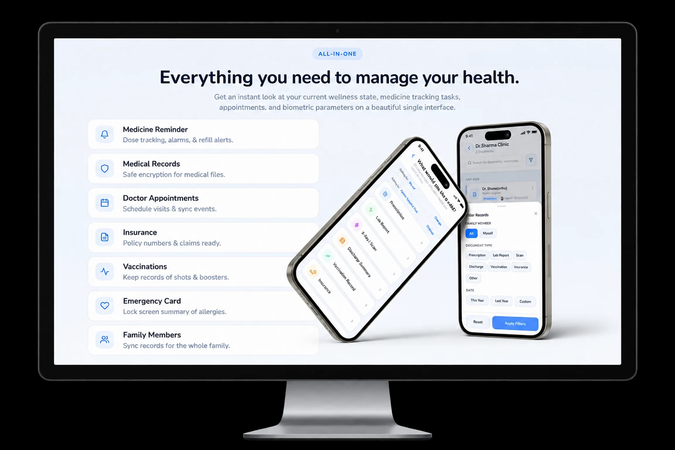 My Health Vault — User view